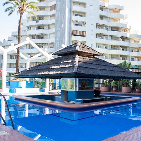 Benal Beach Suite Ii, Estudio Con Parque Acuatico Y Vistas Al Mar. بينالماذينا المظهر الخارجي الصورة