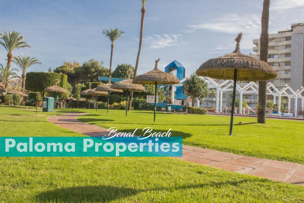 Benal Beach Suite Ii, Estudio Con Parque Acuatico Y Vistas Al Mar. بينالماذينا المظهر الخارجي الصورة