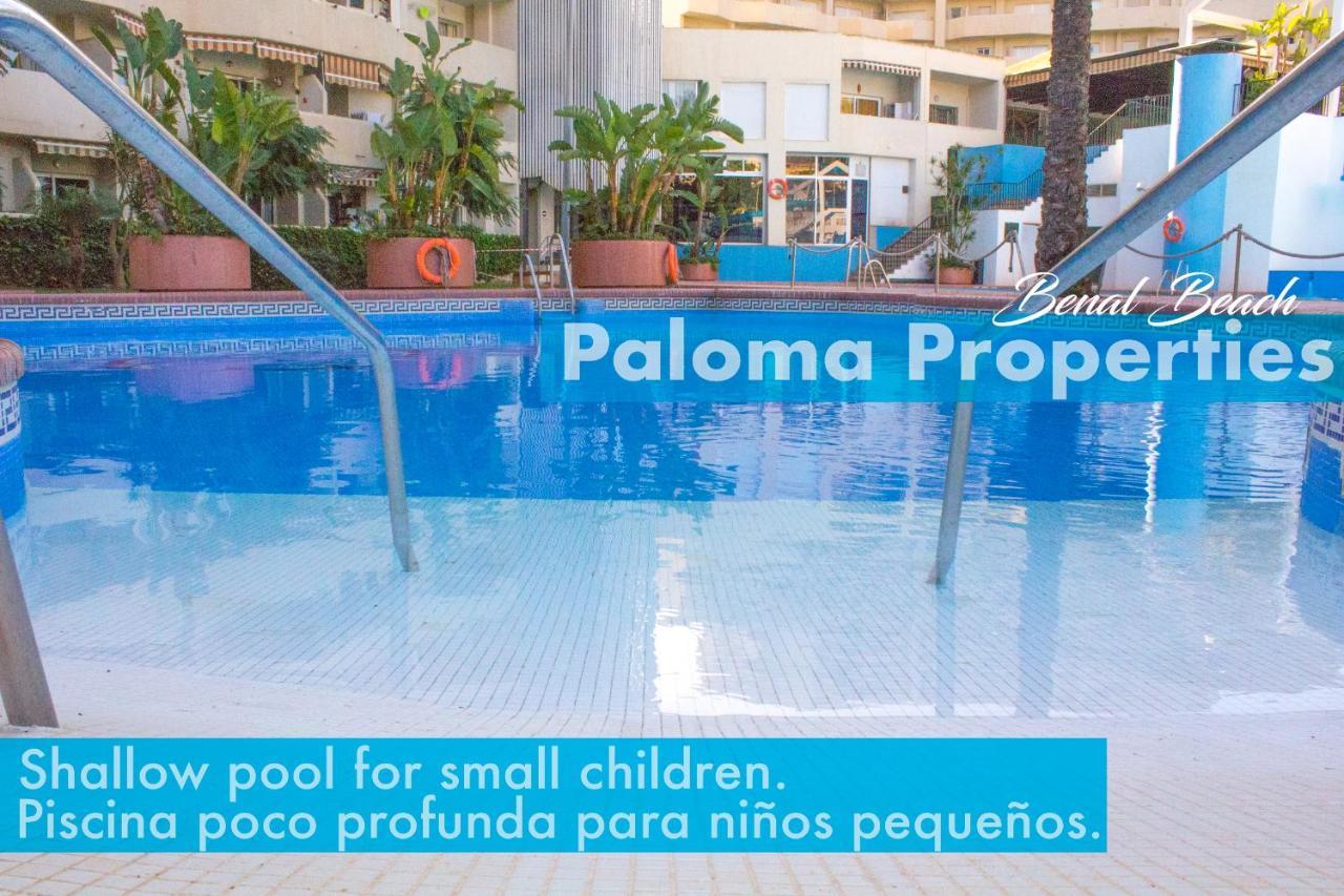 Benal Beach Suite Ii, Estudio Con Parque Acuatico Y Vistas Al Mar. بينالماذينا المظهر الخارجي الصورة