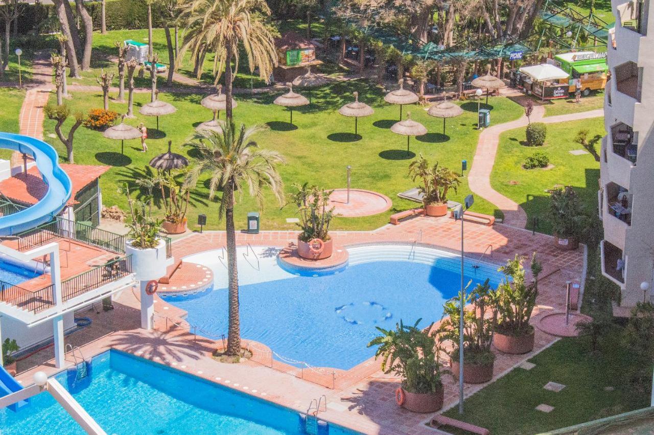 Benal Beach Suite Ii, Estudio Con Parque Acuatico Y Vistas Al Mar. بينالماذينا المظهر الخارجي الصورة