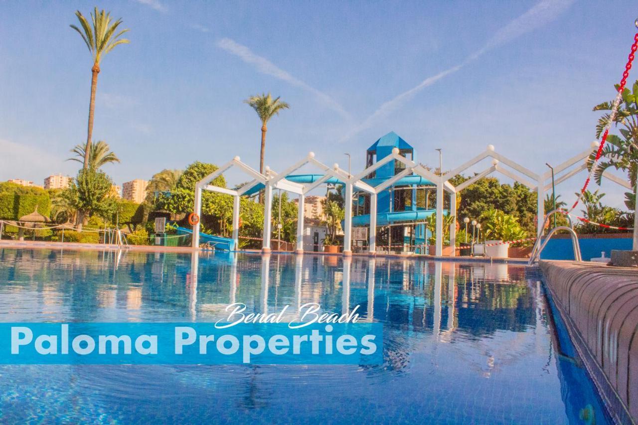 Benal Beach Suite Ii, Estudio Con Parque Acuatico Y Vistas Al Mar. بينالماذينا المظهر الخارجي الصورة