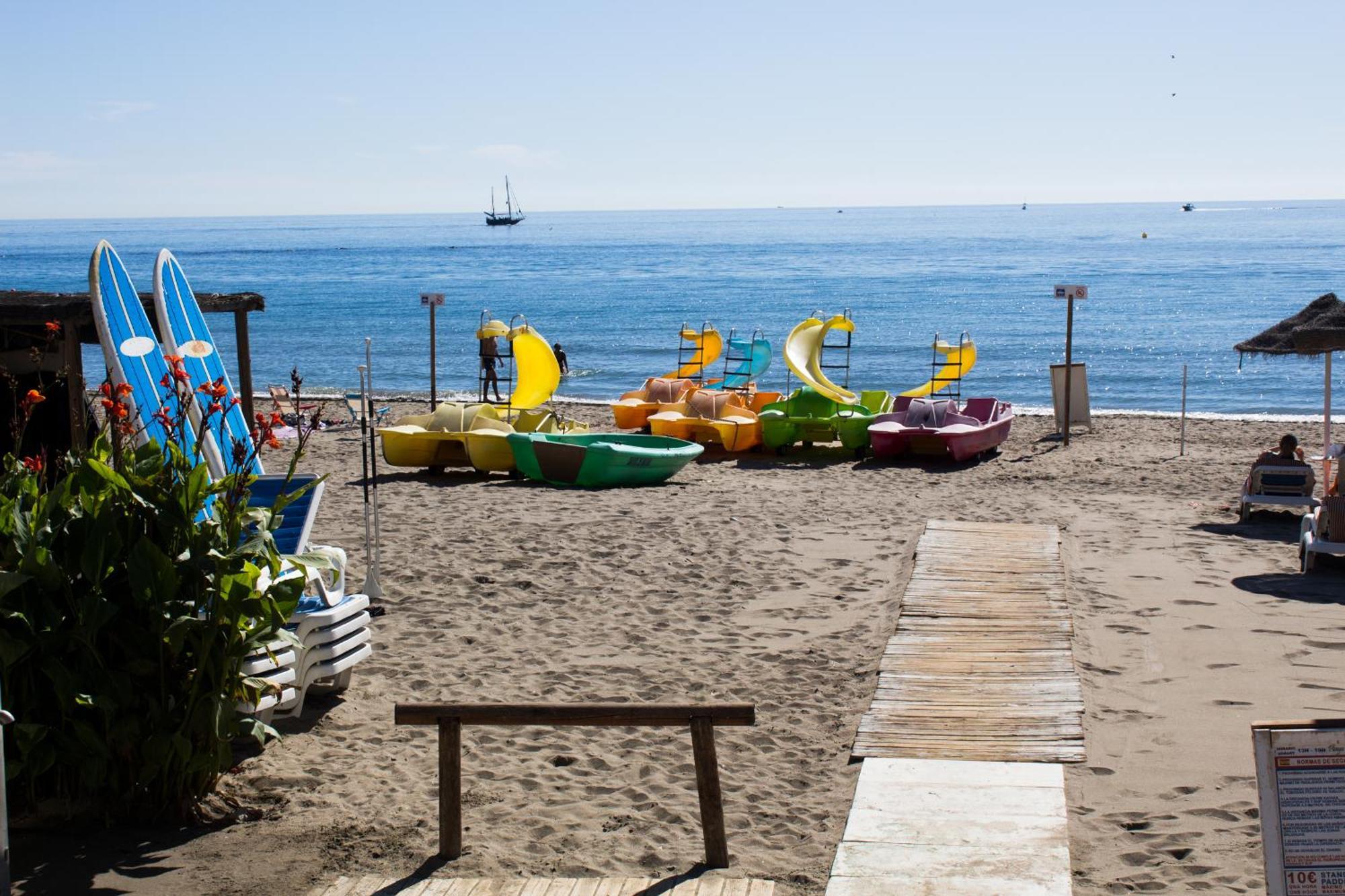 Benal Beach Suite Ii, Estudio Con Parque Acuatico Y Vistas Al Mar. بينالماذينا المظهر الخارجي الصورة
