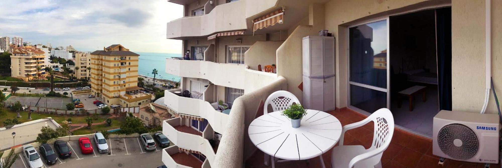 Benal Beach Suite Ii, Estudio Con Parque Acuatico Y Vistas Al Mar. بينالماذينا المظهر الخارجي الصورة
