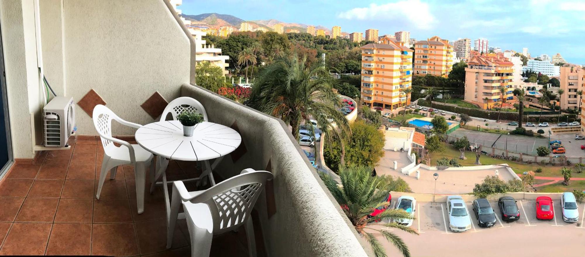 Benal Beach Suite Ii, Estudio Con Parque Acuatico Y Vistas Al Mar. بينالماذينا المظهر الخارجي الصورة